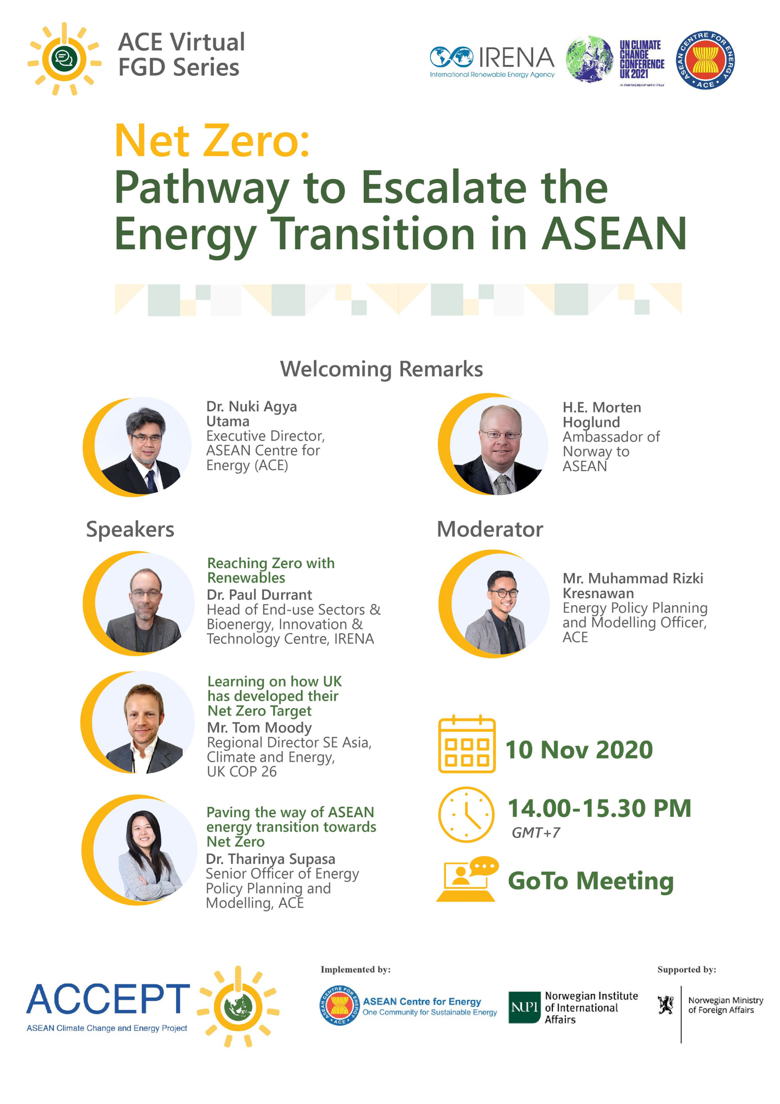 Net Zero Pathway To Escalate The Energy Transition In Asean Event