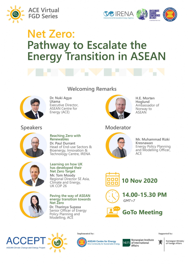 Net Zero: Pathway to Escalate the Energy Transition in ASEAN