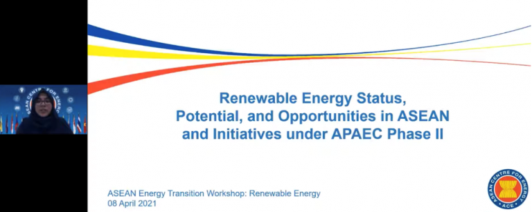 ASEAN Energy Transition Workshop: Renewable Energy