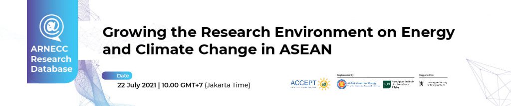 Growing the Research Environment on Energy and Climate Change in ASEAN