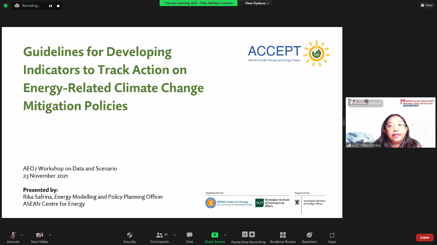 Guidelines for Developing Indicators to Track Action on Energy-Related Climate Change Mitigation Policies